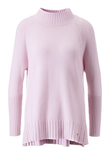 Weiter Kaschmirpullover mit Stehkragen thumbnail 1