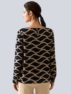 Bluse mit grafischem Dessin thumbnail 1
