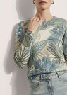 Pullover met botanische print thumbnail 5