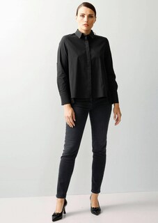 Bluse mit Plisseeeinsatz im Rücken thumbnail 2