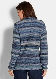 Strickjacke mit Multicolor Ringeloptik thumbnail 3