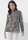 Viskose-Bluse mit Animal Print thumbnail 1
