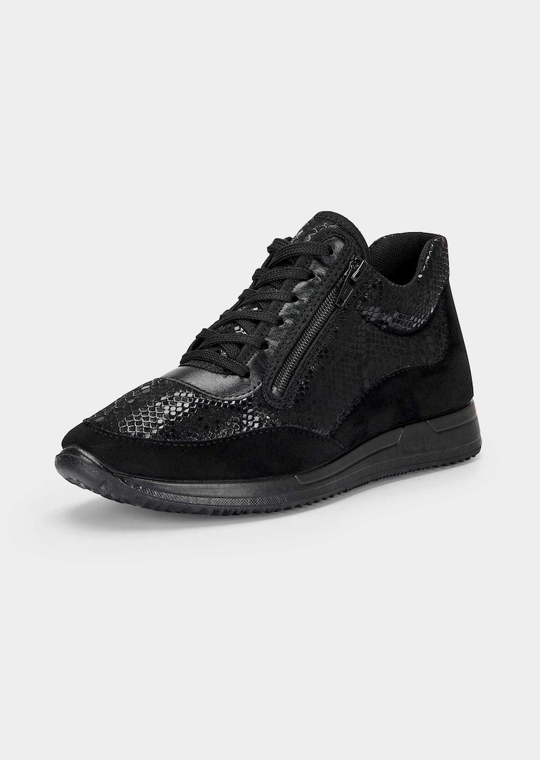 Hallux-Sneaker mit hohem Schaft