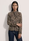Jacquard-Blazer mit Leoparden-Muster thumbnail 1