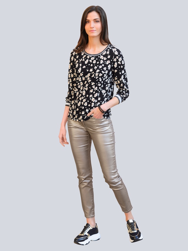 Shirt im exklusivem Dessin von Alba Moda 6