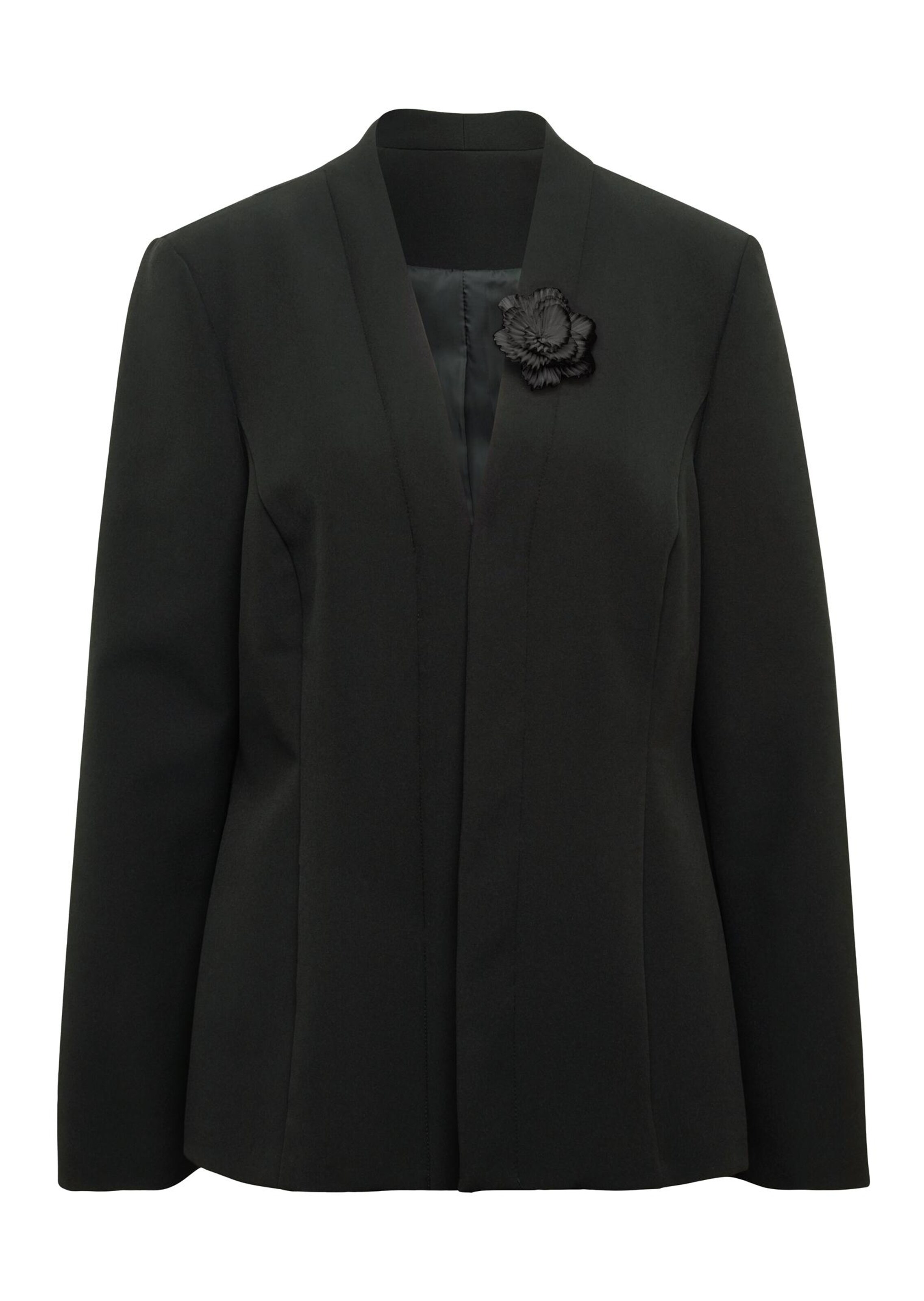 Blazer légèrement extensible - noir - Gr. 46 de Goldner Fashion