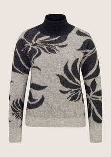 Jacquard-Pullover mit Stehkragen thumbnail 6