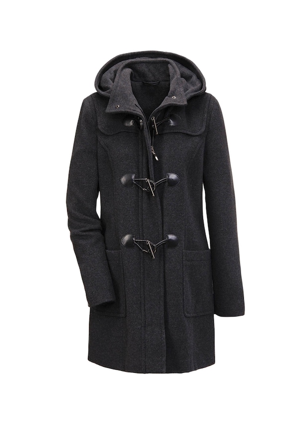 Klassieke duffelse coat van de fijnste mix met wol 3