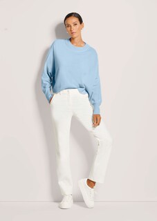 Kurzer Oversize-Pullover mit Kaschmir thumbnail 2