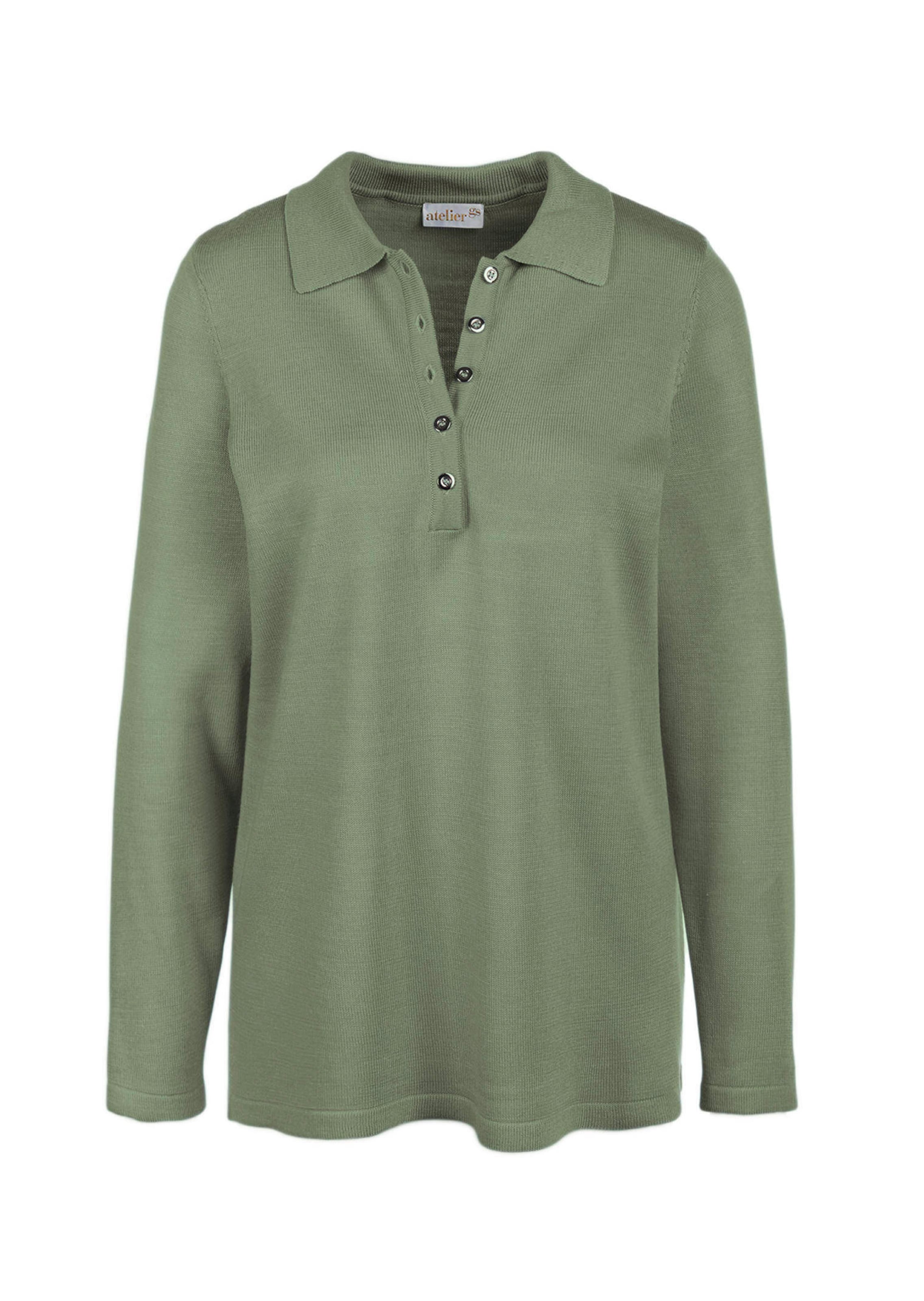 Pull sobre avec col polo