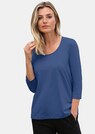 Shirt met ronde hals en 3/4-mouwen thumbnail 1