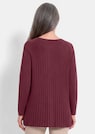 A-lijn tricot pullover met katoen thumbnail 3