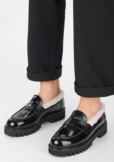 Penny Loafer mit Fellbesatz thumbnail 1