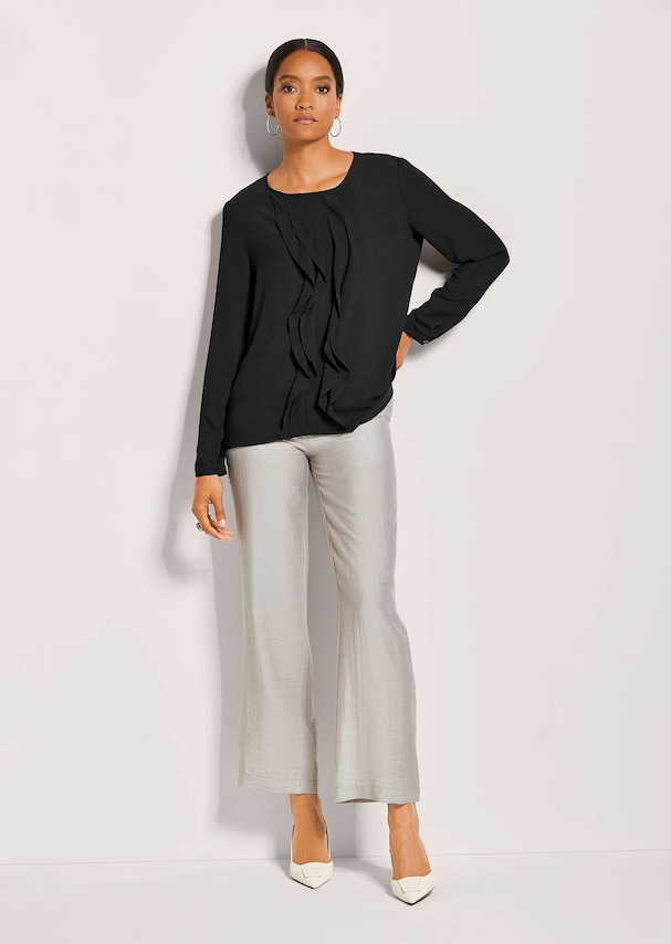 Leichte Rundhals-Bluse 1