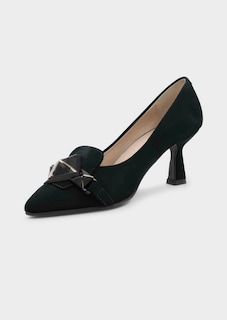 Pumps aus Velours-Leder thumbnail 1