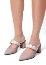 Mules in a leather mix thumbnail 1