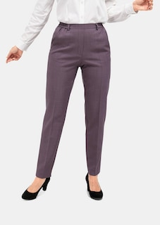 Kreukarme broek MARTHA met elastische tailleband thumbnail 1