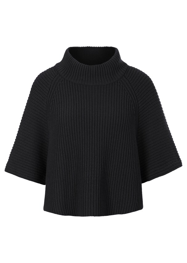 Short half-sleeved jumper with stand-up collar 5