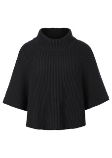 Kurzer Halbarm-Pullover mit Stehkragen thumbnail 6