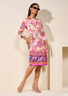 Sommerkleid im Paisley-Design mit 3/4-Ärmeln thumbnail 7