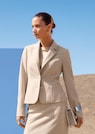 Einreihiger Blazer mit Fischgrat-Muster thumbnail 7
