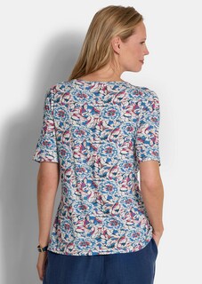 Jersey-Shirt mit U-Boot-Ausschnitt thumbnail 3
