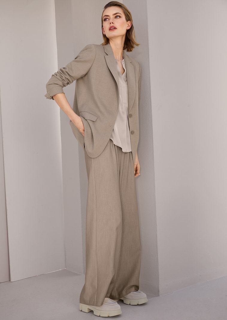 Einreihiger Blazer mit Stretchanteil