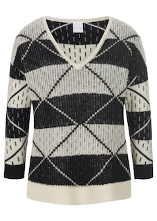 Jacquard-Pullover aus Schurwolle thumbnail 6