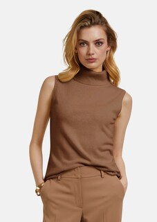Sleeveless turtleneck jumper thumbnail 1