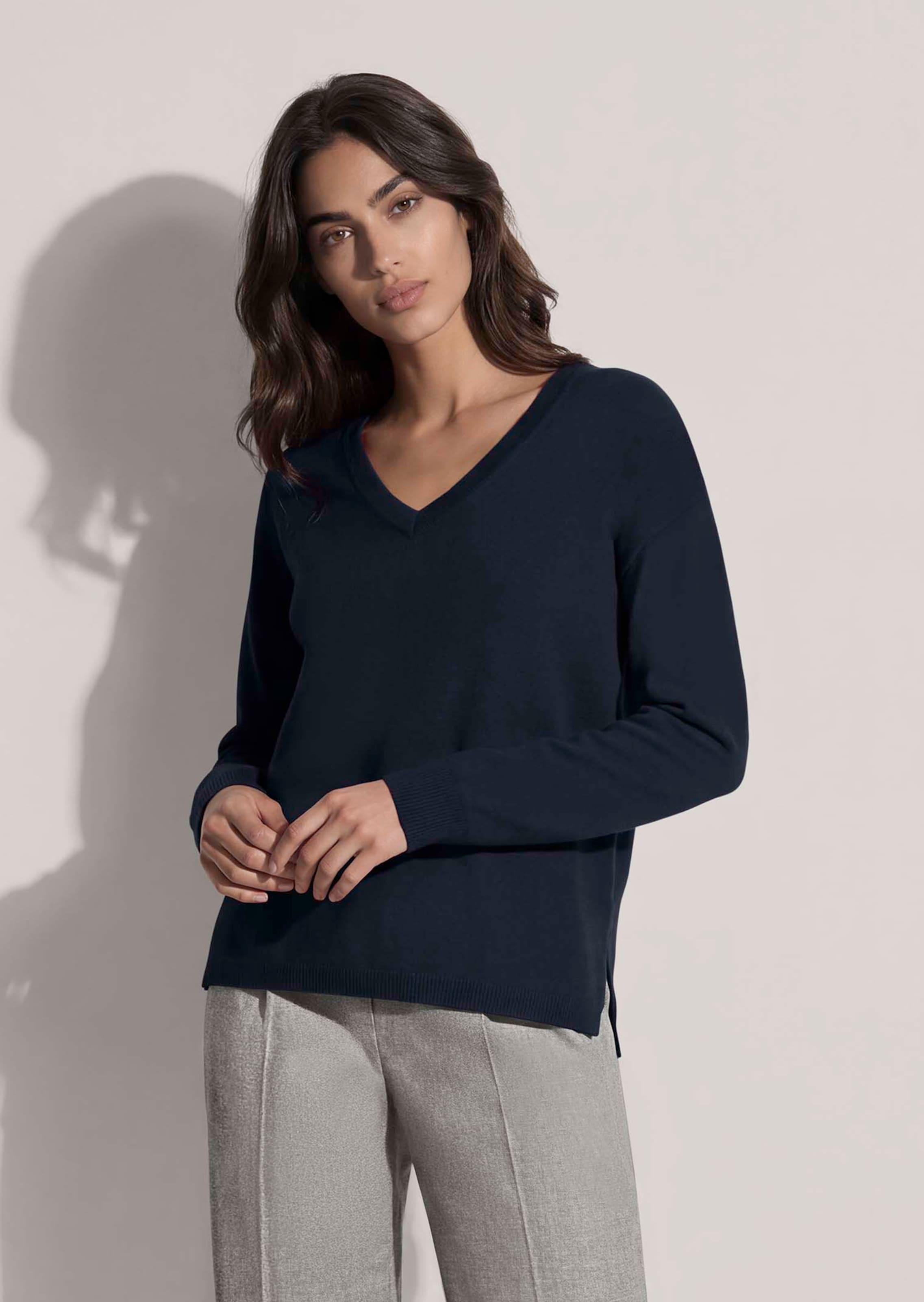 Trui met V-hals, van Good Cashmere
