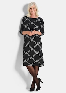Jersey-Kleid in A-Linie thumbnail 4
