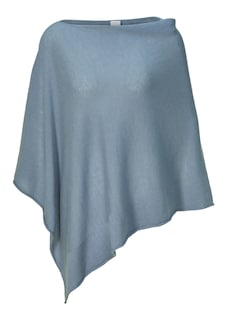 Knitted poncho made from pure cashmere thumbnail 1