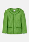 Short blazer with 3/4-length sleeves and fringed sections thumbnail 6