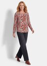 Shirt mit U-Boot-Ausschnitt und Schlitz-Detail thumbnail 2