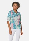 Gedessineerde pullover met polokraag van Di-Strick thumbnail 1