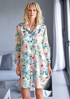 Bedrucktes Sleepshirt aus edlem Glanzsatin thumbnail 6