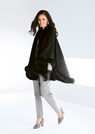 Poncho mit Webpelzbesatz thumbnail 2