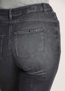 Jeans mit feinem Fransensaum thumbnail 5