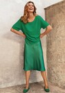Short-sleeved jumper with asymmetric hem and slit thumbnail 7