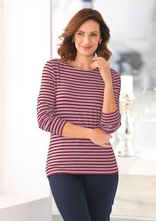 T-shirt à rayures multicolores thumbnail 5