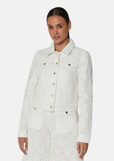Jeansjacke aus wertvoller Baumwollspitze thumbnail 1