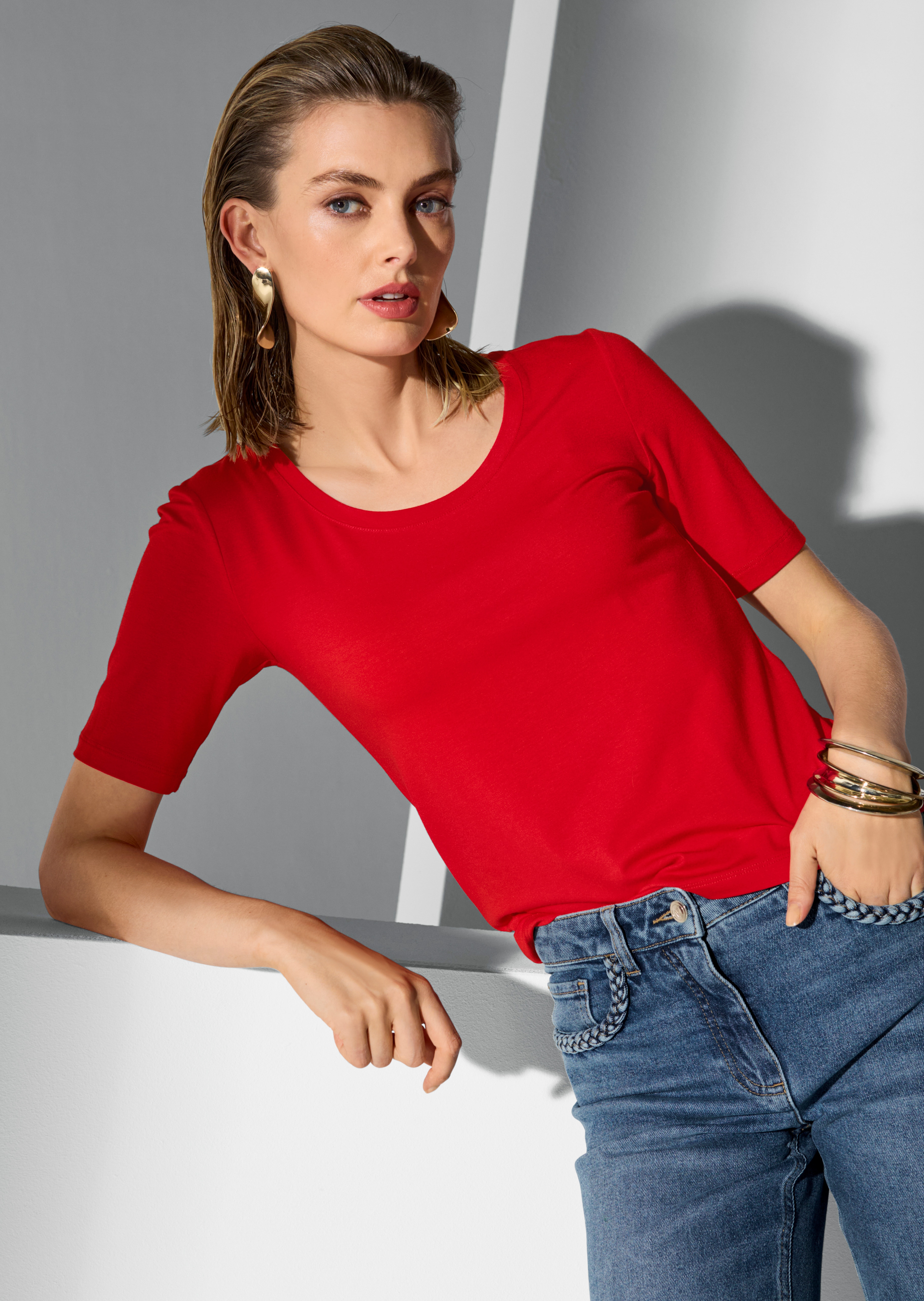 Shirt mit Halbarm