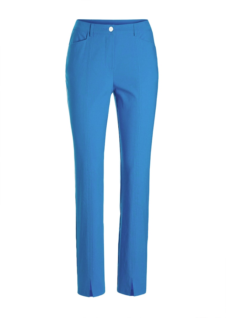 Pantalon en bengaline LOUISA avec fente au bas des jambes