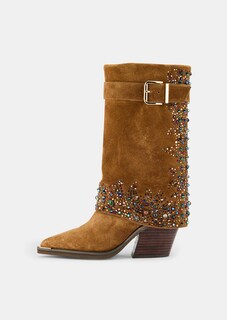 Leren laarzen in cowboystijl thumbnail 4