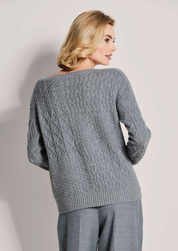 Kaschmir-Pullover mit U-Boot-Ausschnitt 2