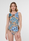 Swimming costume with elegant print thumbnail 1