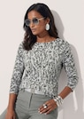Pull en cachemire avec imprimé allover thumbnail 4