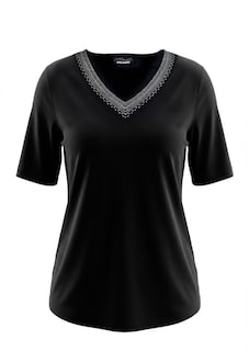 Baumwoll-Shirt mit Stickereien thumbnail 6