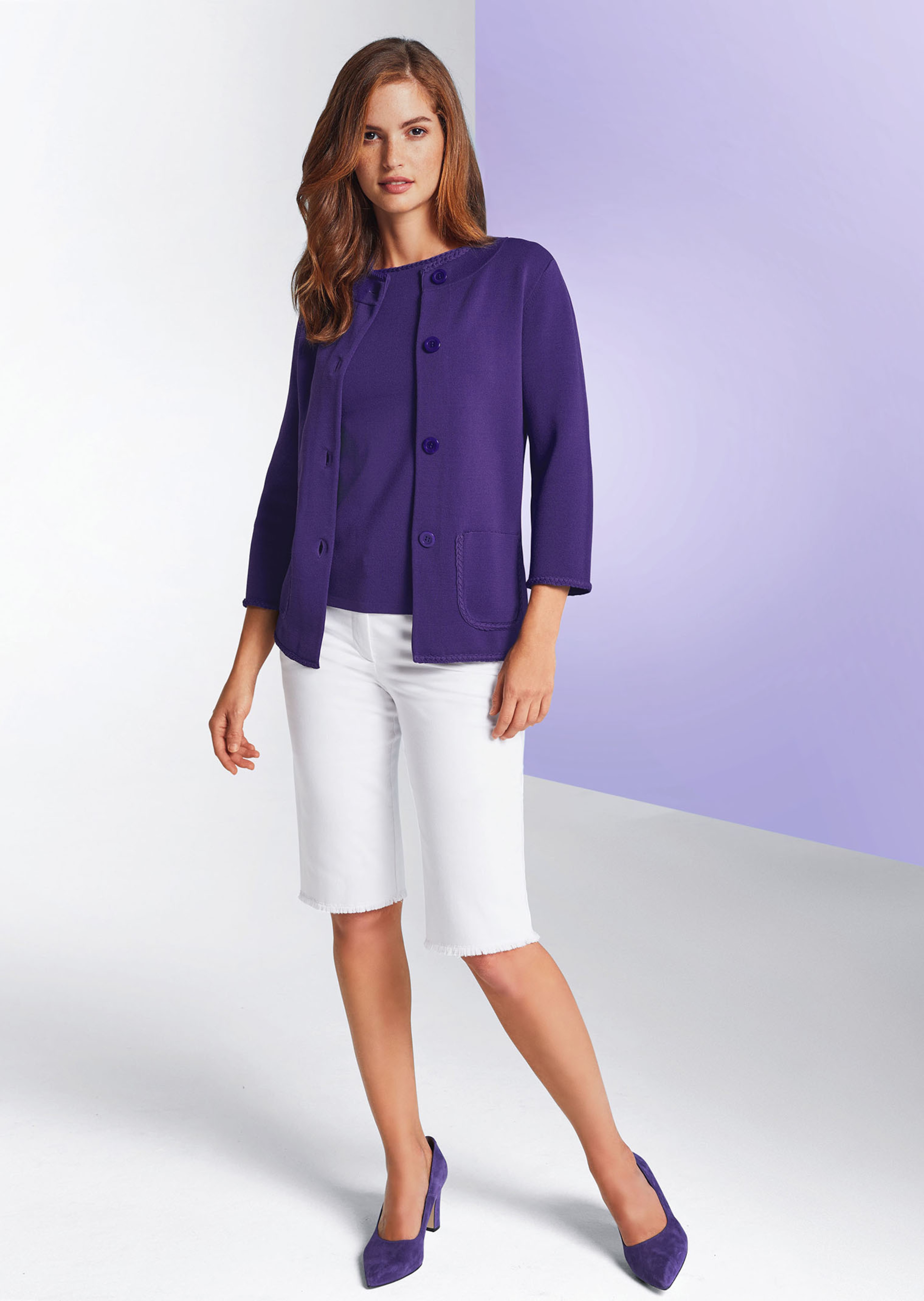 Pullover mit Flechtung