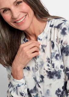 Druckbluse im Unikat-Print thumbnail 5